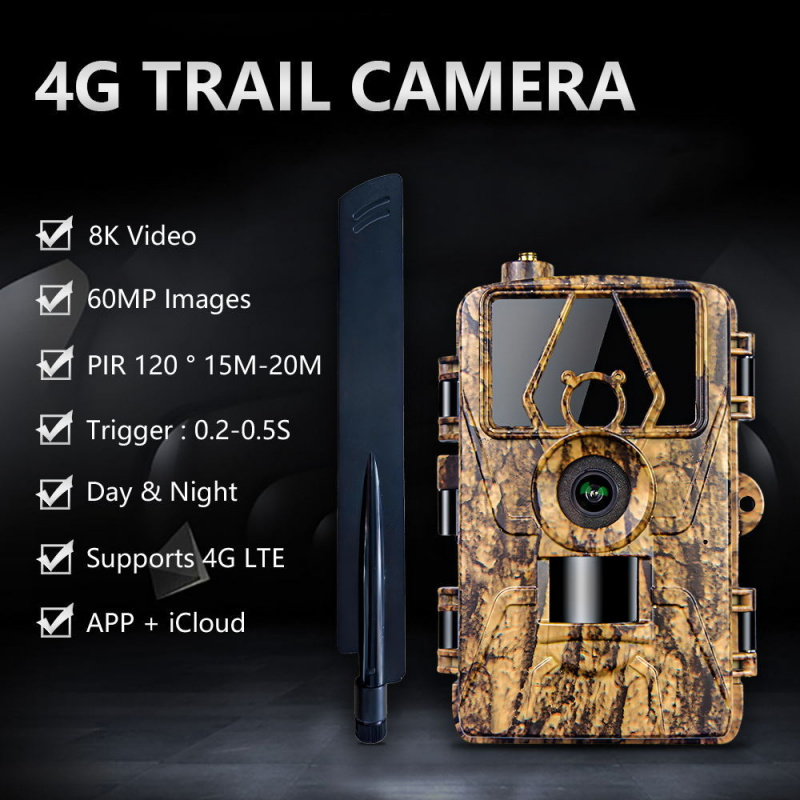 Outdoor Hunting Photography - กล้องวงจรปิดไร้สายอินฟราเรด 4G รุ่น PR801LTE สำหรับใช้งานกลางแจ้ง ความคมชัดสูง