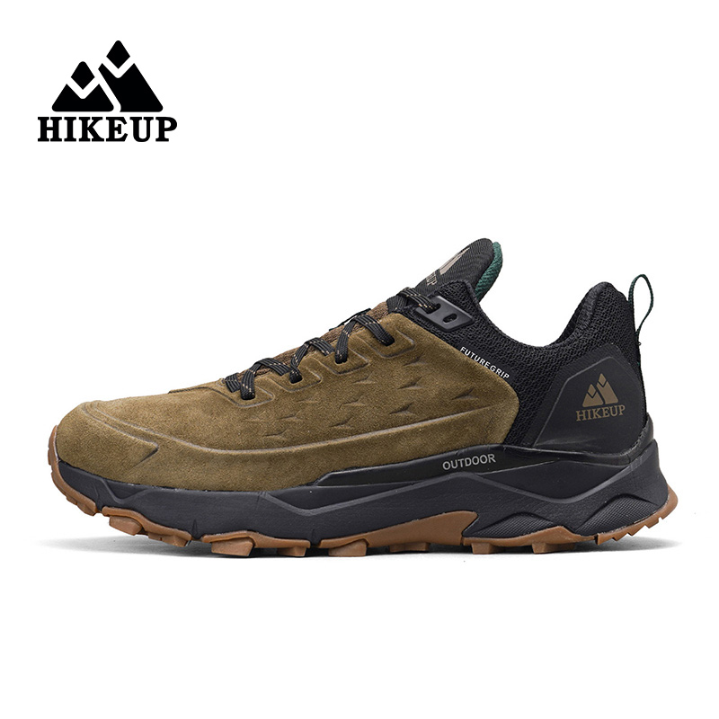 Outdoor Hunting Boots For Men - HIKEUP ยาง Outsole Cushioned รองเท้าสําหรับชาย Antiskid