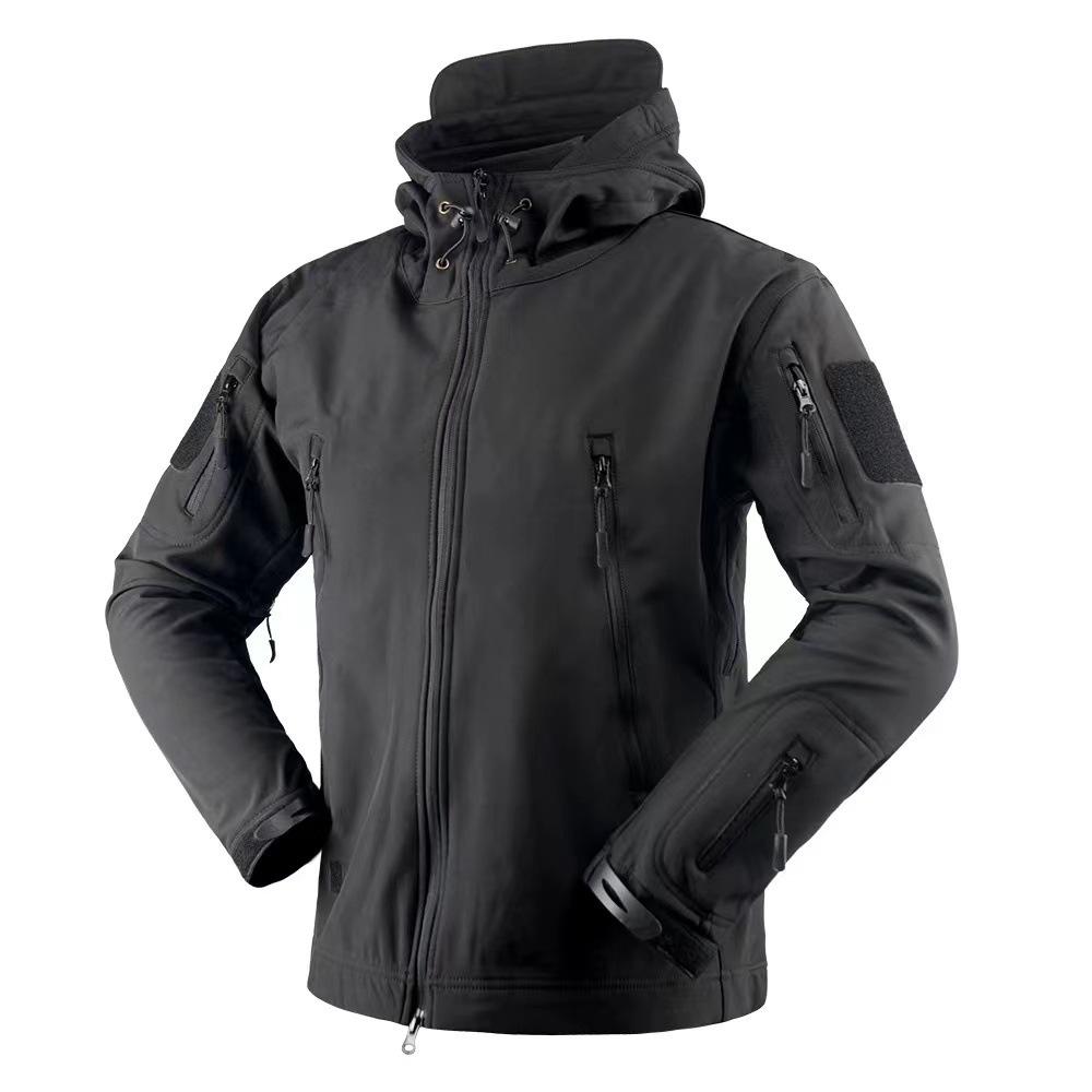 Hunting Outdoor Jacket - เสื้อแจ็คเก็ตกันน้ำลายพรางสำหรับผู้ชาย ฤดูใบไม้ผลิ ฤดูใบไม้ร่วง เหมาะสำหรับการฝึกซ้อมกลางแจ้ง เล่นสกี ผจญภัย