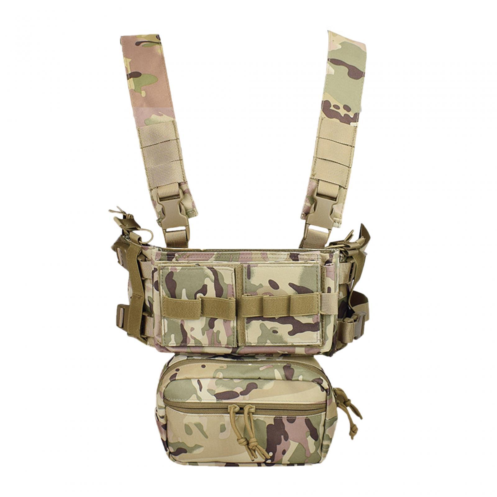Hunting Outdoor Jacket - เสื้อกั๊กกีฬาสำหรับกิจกรรมกลางแจ้งสำหรับผู้ชาย พร้อมกระเป๋า เสื้อกั๊กสำหรับการล่าสัตว์และการฝึกซ้อม