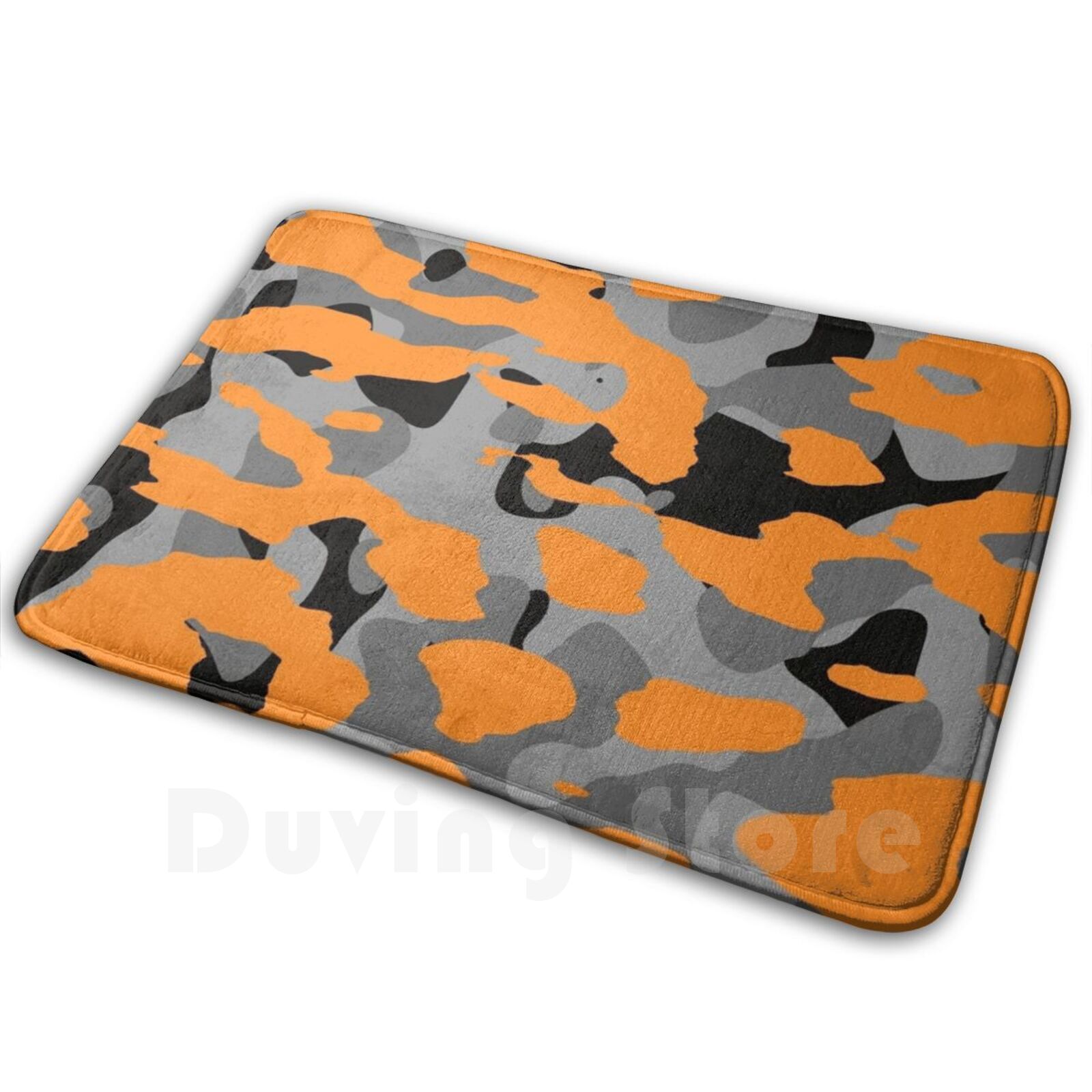 Hunting Outdoor Mat - พรมปูพื้นลายพรางสีส้ม กันลื่น สำหรับห้องนอน ลายพรางสีส้ม สำหรับผู้หญิง สำหรับเด็กผู้หญิง