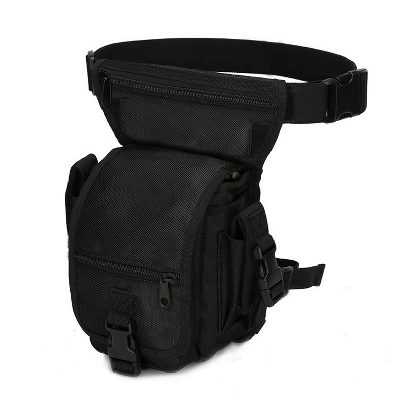 Outdoor Hunting Gear Storage - กระเป๋าคาดขาไนลอนสำหรับยุทธวิธี กระเป๋าสำหรับผู้ชายสำหรับการล่าสัตว์กลางแจ้ง กระเป๋าอเนกประสงค์สำหรับการเดินป่าและตั้งแคมป์