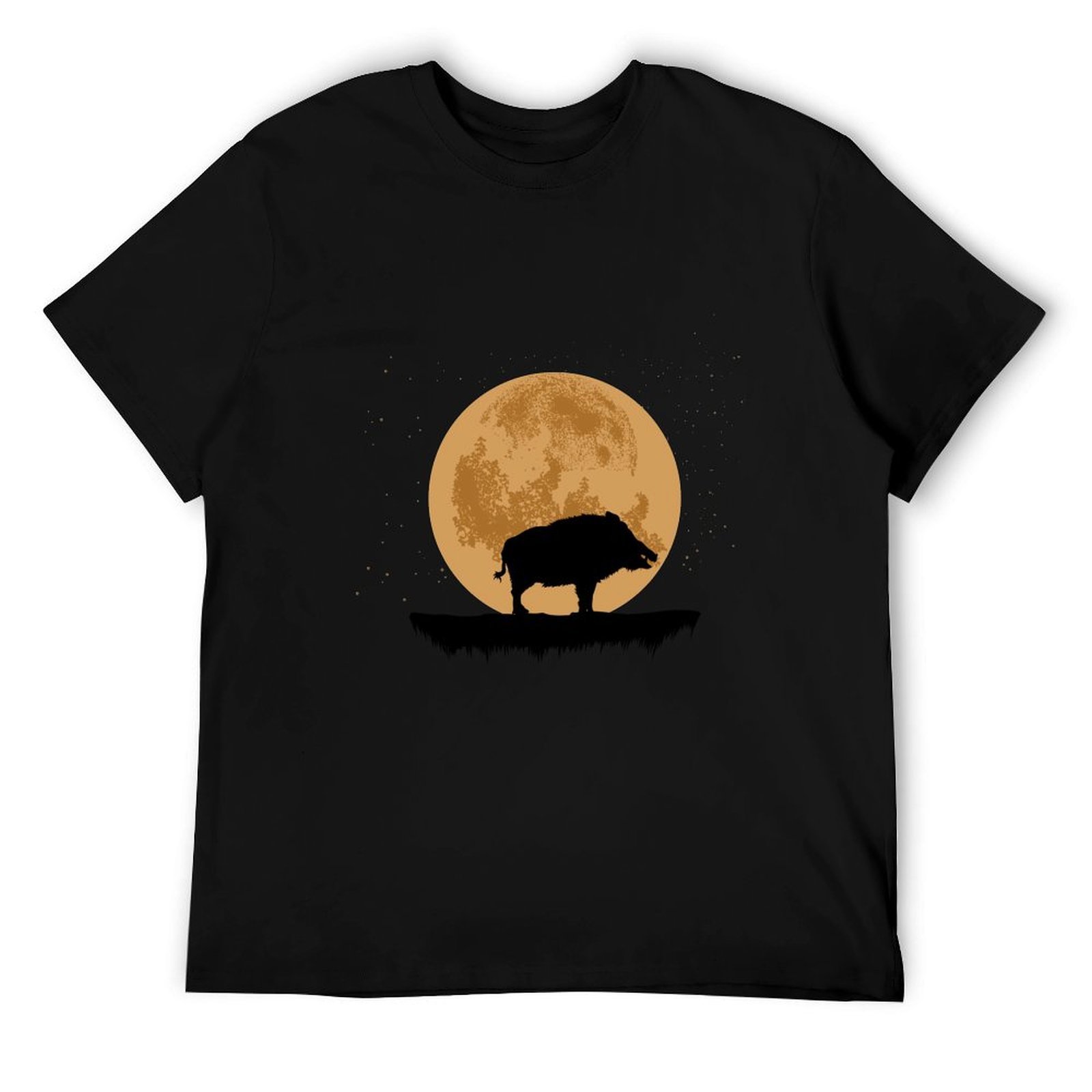Wildman Hunting & Outdoor Robertson - เสื้อยืดลายหมูป่า ขนหมูป่า เสื้อยืดลายวัว เสื้อยืดผู้ชาย เสื้อยืดฤดูร้อน