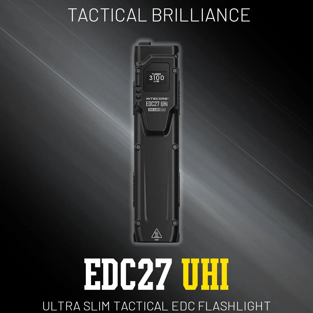 Tactical Flashlight Rechargeable - ไฟฉายยุทธวิธี Convoy UHi EDC 3100 ลูเมนส์