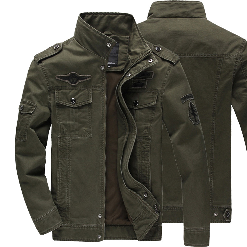 Wildman Hunting & Outdoor Robertson - เสื้อแจ็คเก็ตผ้าฝ้ายใหม่ปี 2024 สำหรับผู้ชาย แจ็คเก็ตทำงานกันลมหลายกระเป๋า สไตล์ลำลองสีเขียวทหาร เหมาะสำหรับปีนเขาและกิจกรรมกลางแจ้งในฤดูใบไม้ร่วง