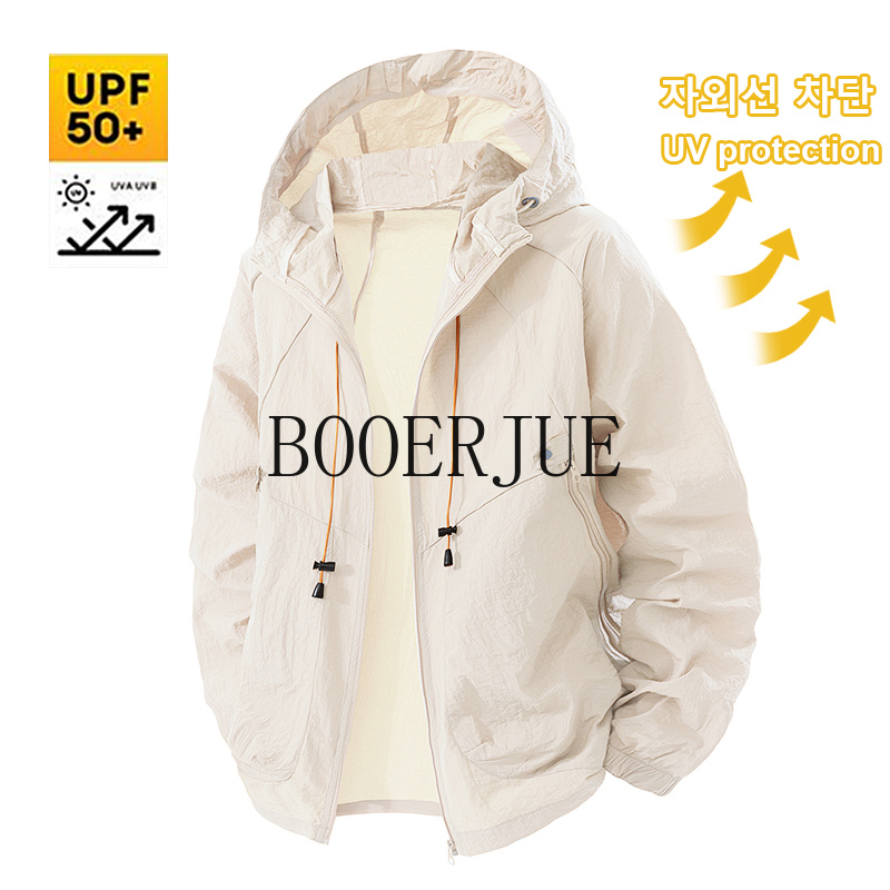 Hunting Outdoor Jacket - เสื้อกีฬากลางแจ้งป้องกันรังสียูวีเสื้อกันลมฤดูร้อนเสื้อแจ็คเก็ตเดินป่าผู้ชายกันน้ำแห้งเร็วเสื้อผ้าสำหรับตั้งแคมป์ล่าสัตว์ป้องกันแสงแดด