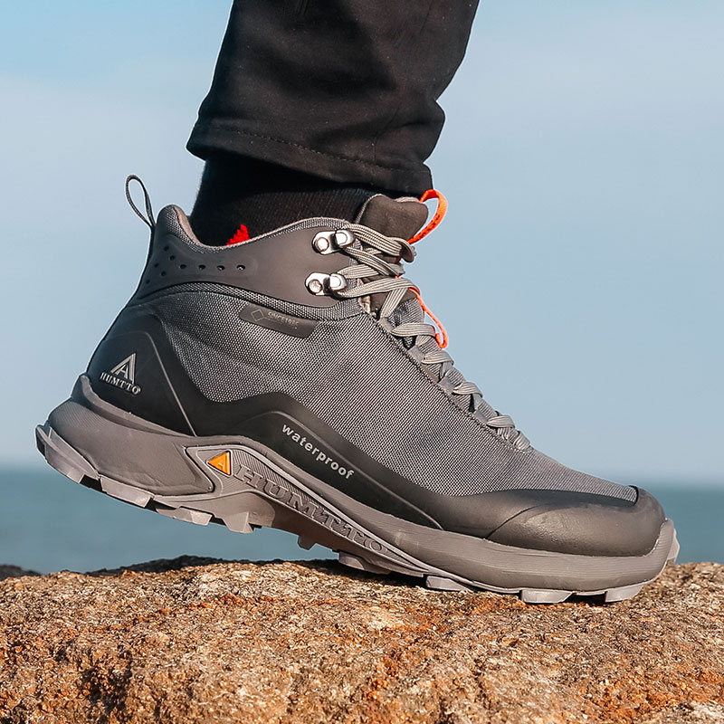 Outdoor Hunting Boots For Men - HUMTTO รองเท้าเดินป่าผู้ชายกลางแจ้งปีนเขาตั้งแคมป์เดินป่ารองเท้าผ้าใบผู้หญิงรองเท้าล่าสัตว์แบบยุทธวิธีรองเท้าเดินบนภูเขารองเท้าหิมะ