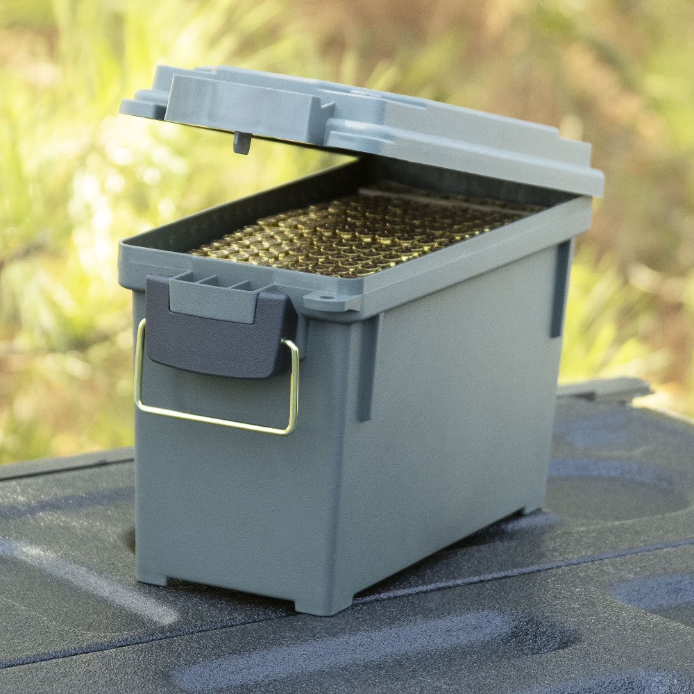 Outdoor Hunting Gear Storage - กล่องกระสุนทหาร กล่องเก็บของพลาสติกพร้อมหูหิ้ว กันน้ำ กล่องอุปกรณ์ทางยุทธวิธี สำหรับการล่าสัตว์กลางแจ้ง ตั้งแคมป์
