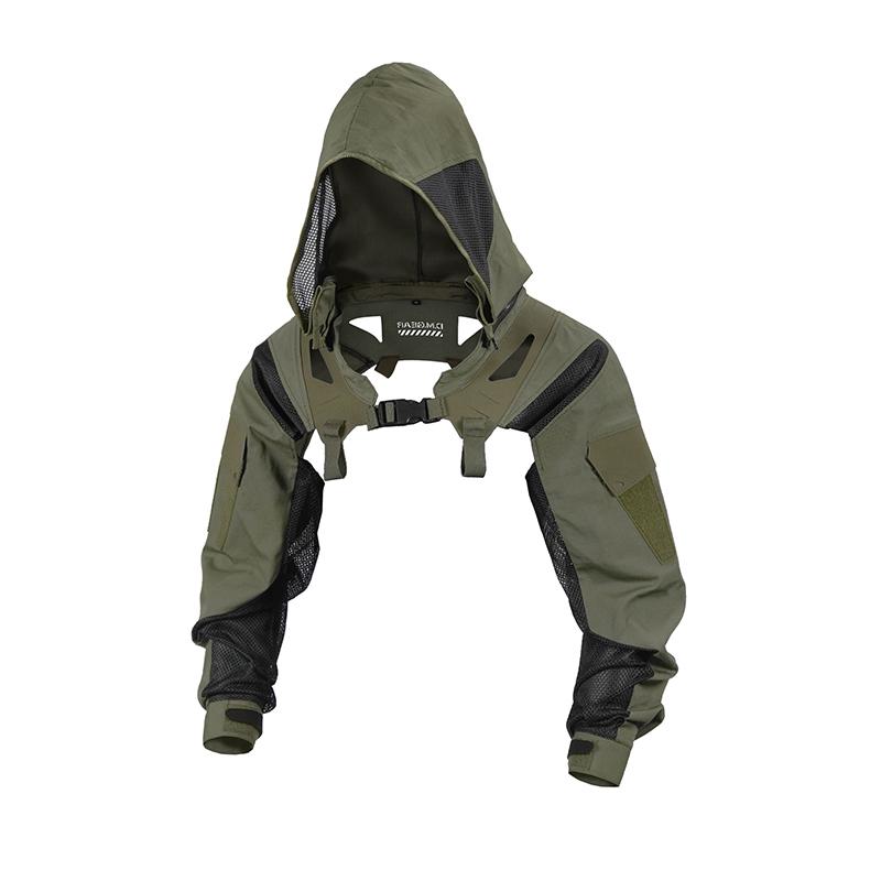 Hunting Outdoor Jacket - ดีเอ็มเกียร์เสื้อแจ็คเก็ตแบบมีฮู้ด ดีไซน์ดั้งเดิม แขนยาว ลายพราง ระบายอากาศได้ดี สวมใส่สบาย