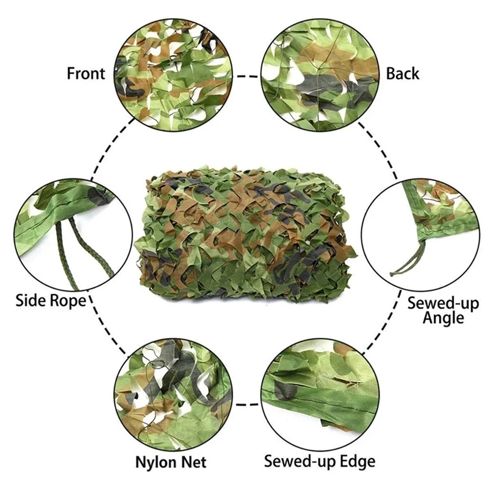 Camouflage สุทธิ Double Layer  - Hunting Outdoor Decor บทวิจารณ์และราคา