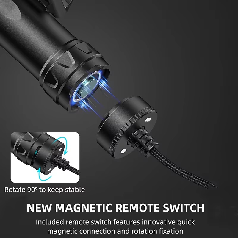 ไฟฉายยุทธวิธี Richfire 2500LM  - Tactical Flashlight Rechargeable บทวิจารณ์และราคา