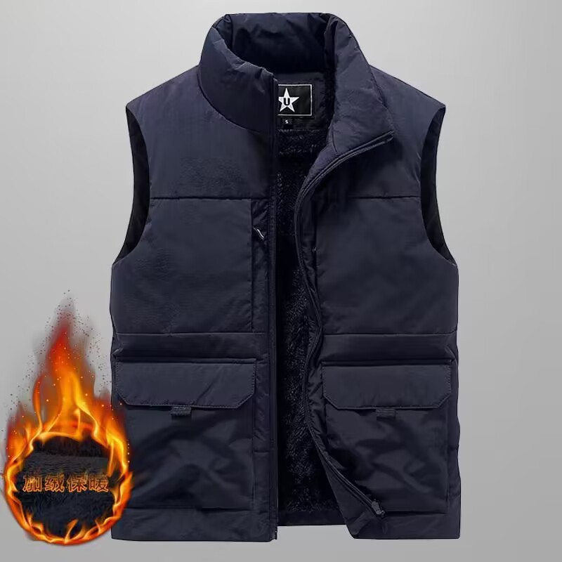 เสื้อกั๊กล่าสัตว์ขนแกะหนาสำหรั - Hunting Outdoor Jacket บทวิจารณ์และราคา