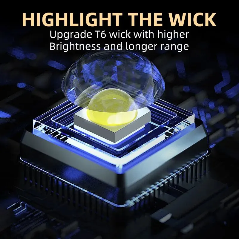 ไฟฉายพกพาขนาดเล็ก 3 LED แบบมือ - Tactical Flashlight Rechargeable บทวิจารณ์และราคา