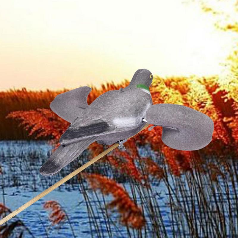 นกพิราบกลางแจ้งตัวล่อลมพร้อมปี - Hunting Outdoor Decor บทวิจารณ์และราคา