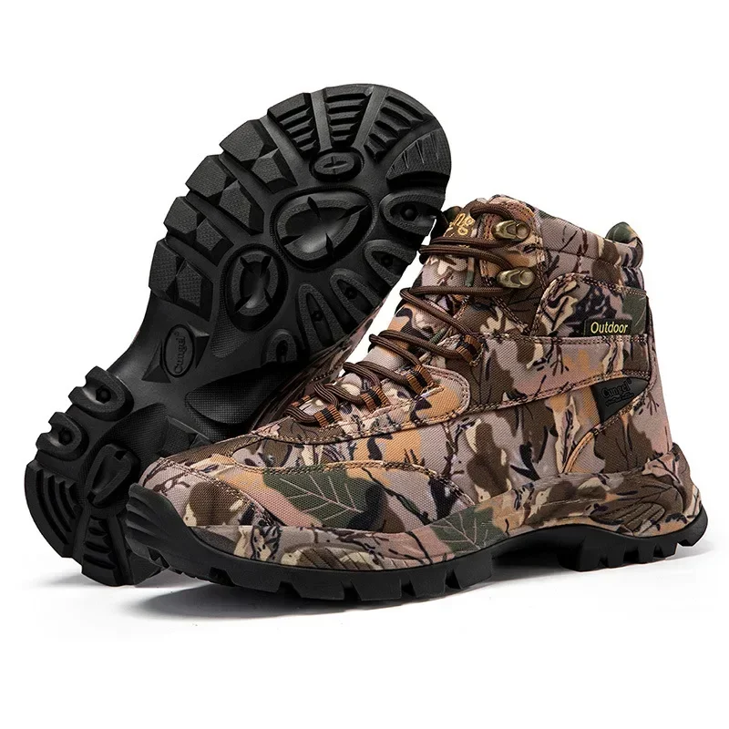 ผู้ชาย High TOP Camouflage การ - Outdoor Hunting Boots For Men บทวิจารณ์และราคา