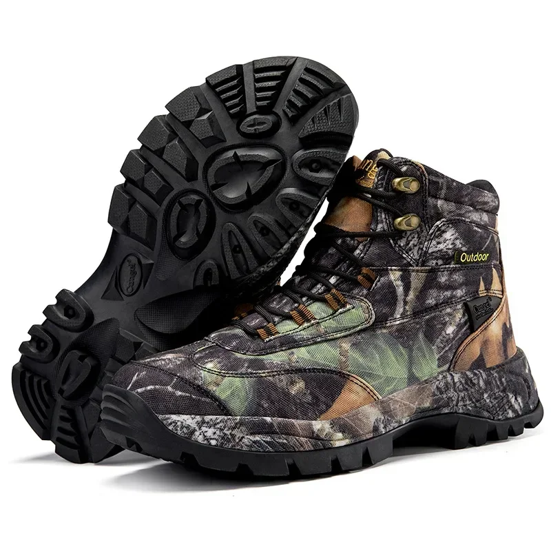 ผู้ชาย High TOP Camouflage การ - Outdoor Hunting Boots For Men บทวิจารณ์และราคา