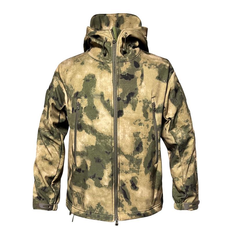 เสื้อแจ็คเก็ตกันน้ำลายพรางสำหร - Hunting Outdoor Jacket บทวิจารณ์และราคา