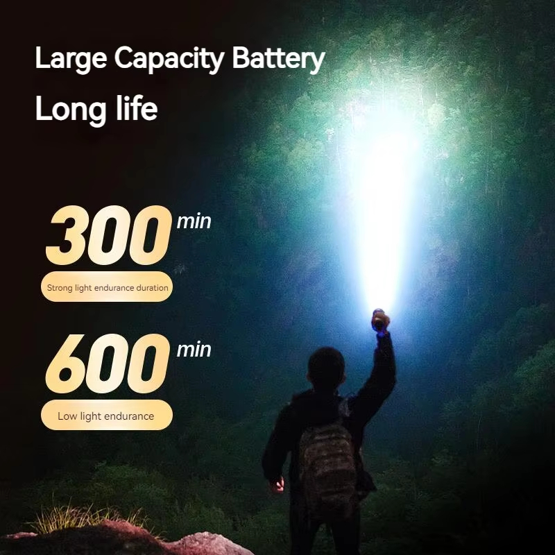 ไฟฉายพกพา EDC 1200LM, ไฟฉายยุท - Tactical Flashlight Rechargeable บทวิจารณ์และราคา