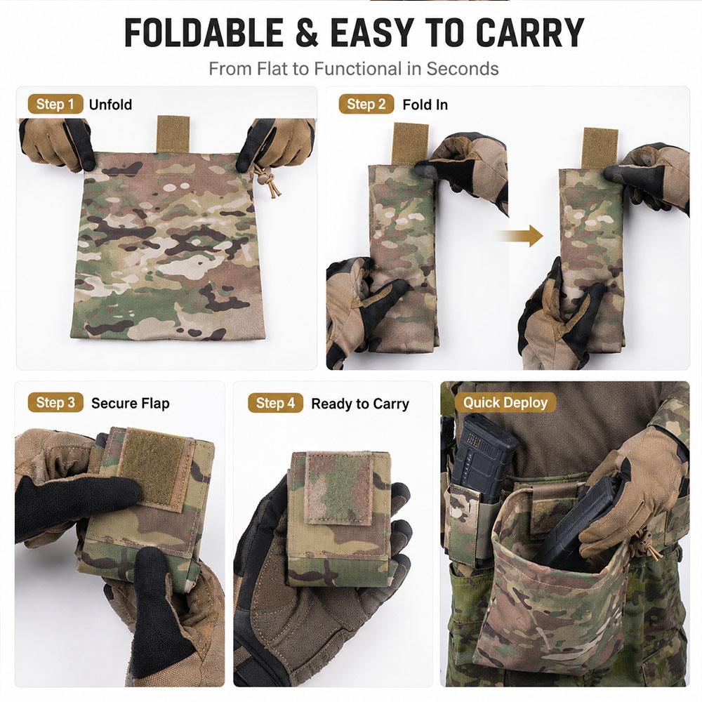 กระเป๋าเก็บของแบบพับได้ Tactic - Outdoor Hunting Gear Storage บทวิจารณ์และราคา