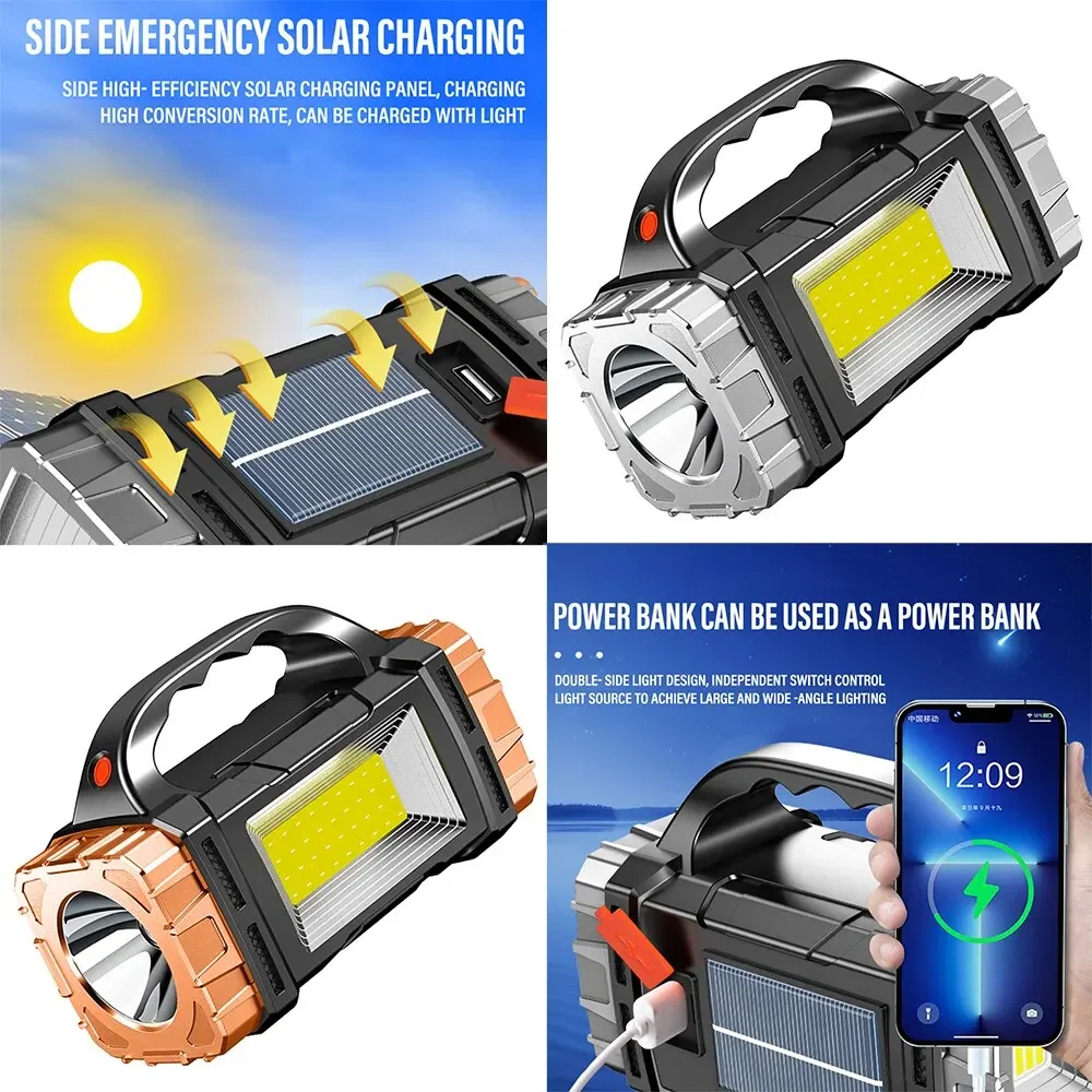อัพเกรดใหม่ ไฟฉาย LED พลังงานแ - Tactical Flashlight Rechargeable บทวิจารณ์และราคา