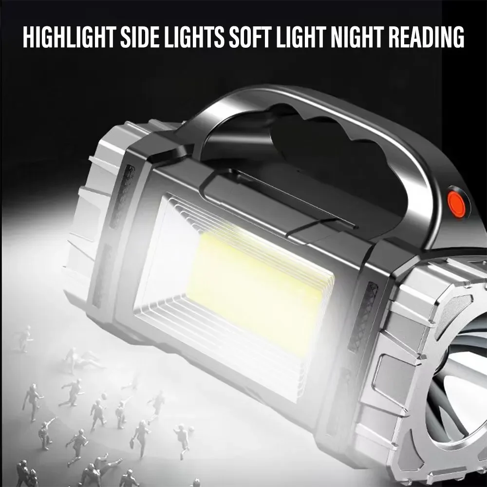 อัพเกรดใหม่ ไฟฉาย LED พลังงานแ - Tactical Flashlight Rechargeable บทวิจารณ์และราคา