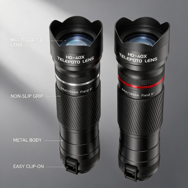 เลนส์เทเลโฟโต้ HD-40X สำหรับถ่ - Outdoor Hunting Photography บทวิจารณ์และราคา