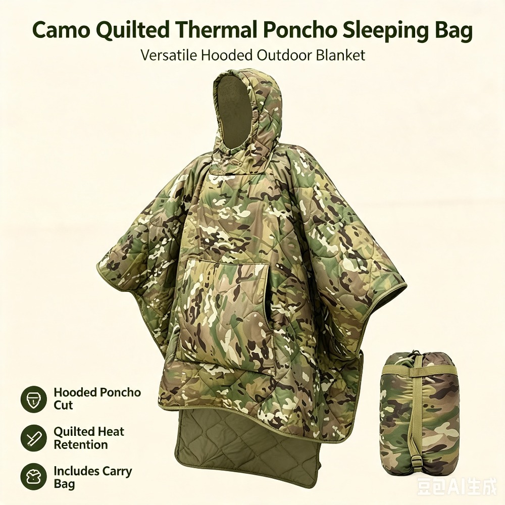 ผ้าห่มลายพรางกันน้ำพร้อมฉนวนกั - Outdoor Hunting Blanket บทวิจารณ์และราคา