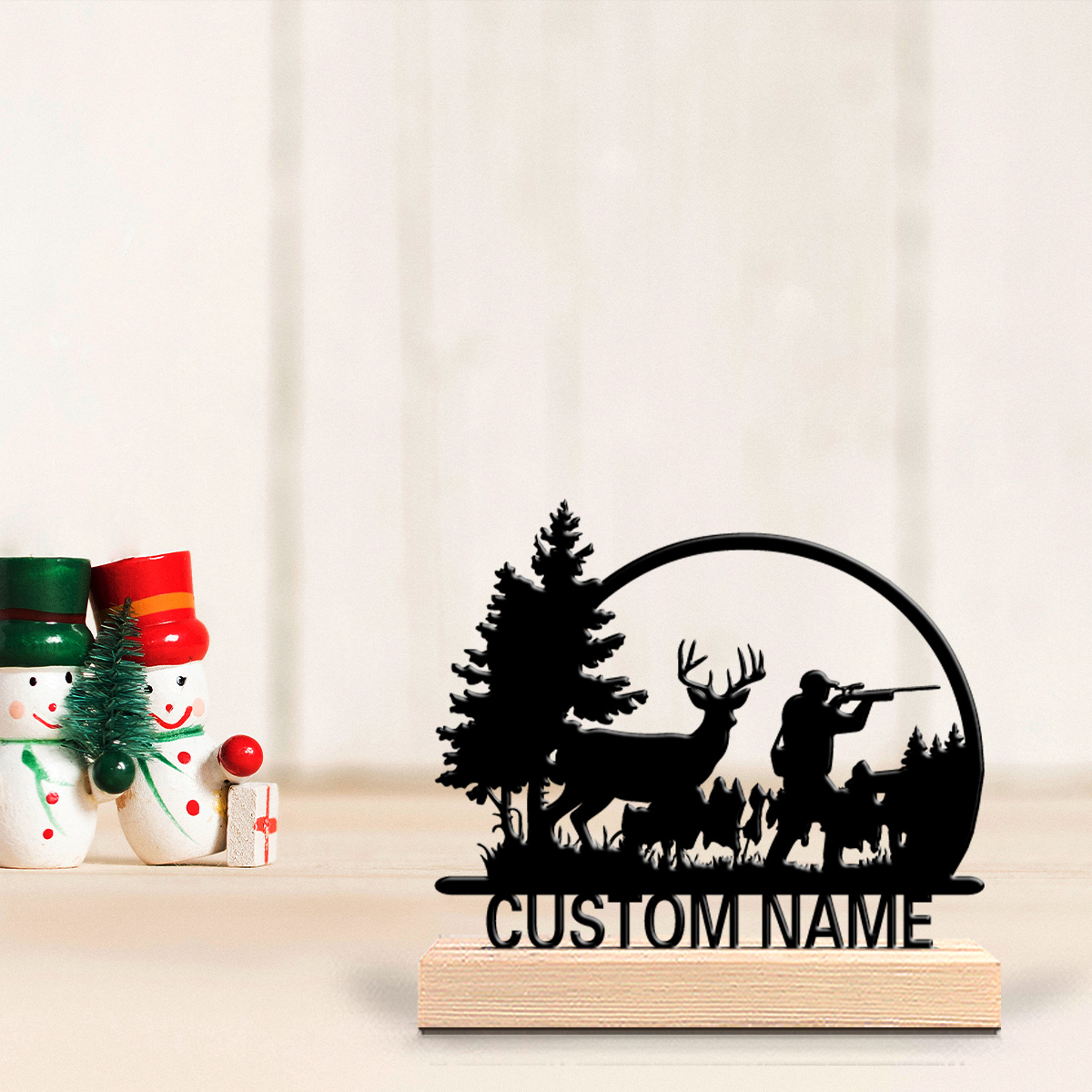 รูปปั้นโลหะนักล่าและกวาง 1 ชิ้ - Hunting Outdoor Decor บทวิจารณ์และราคา