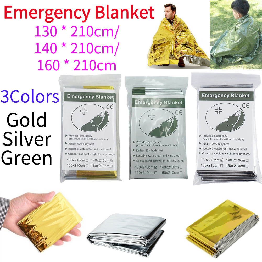 ฟอยล์ผ้าห่มฉุกเฉินน้ําหนักเบาก - Outdoor Hunting Blanket บทวิจารณ์และราคา