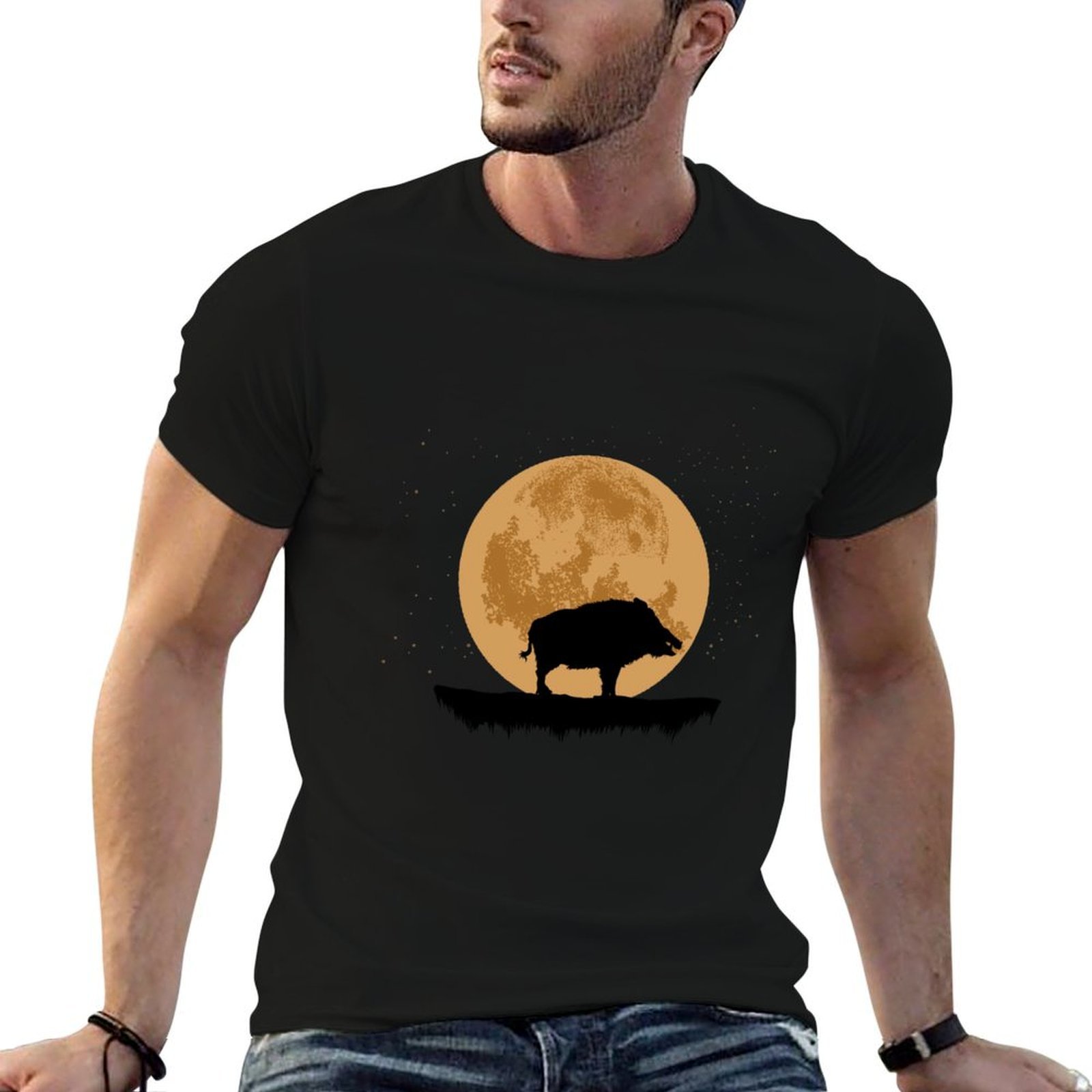 เสื้อยืดลายหมูป่า ขนหมูป่า เสื - Wildman Hunting & Outdoor Robertson บทวิจารณ์และราคา