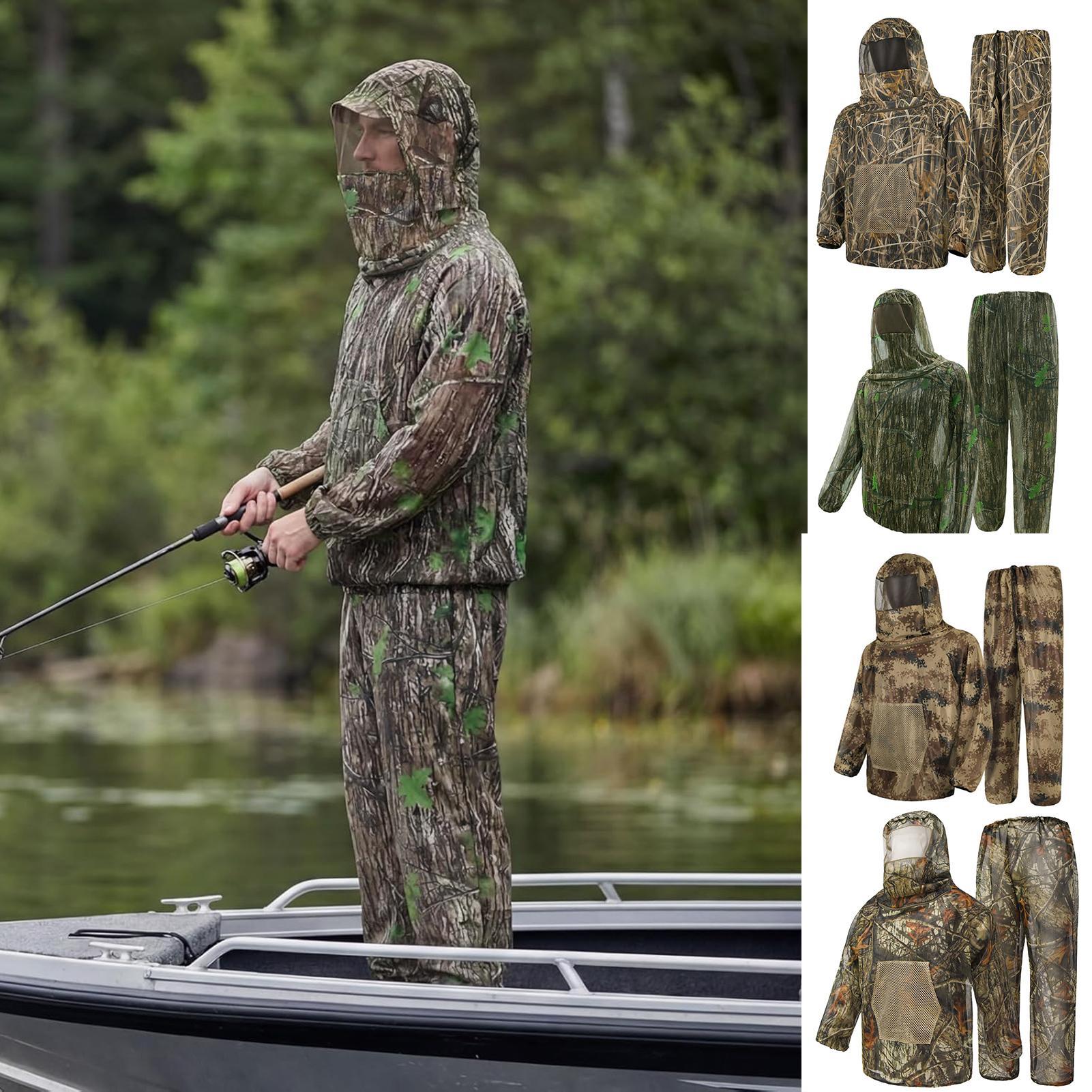 ชุดล่าสัตว์แบบตาข่ายกันแมลงพร้ - Outdoor Hunting Outfit บทวิจารณ์และราคา