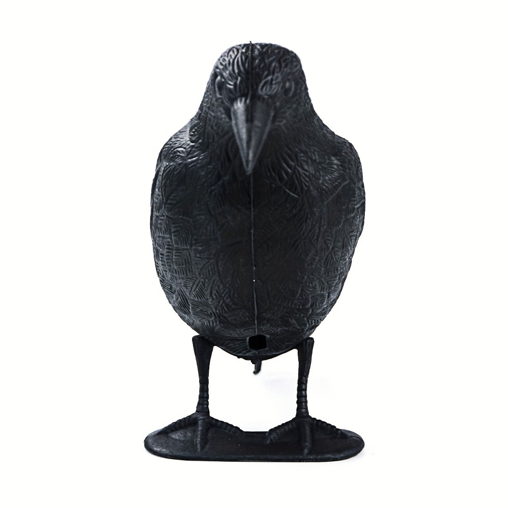 กลางแจ้งสีดําขนาด Crow Repelle - Hunting Outdoor Decor บทวิจารณ์และราคา