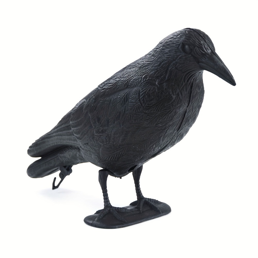 กลางแจ้งสีดําขนาด Crow Repelle - Hunting Outdoor Decor บทวิจารณ์และราคา