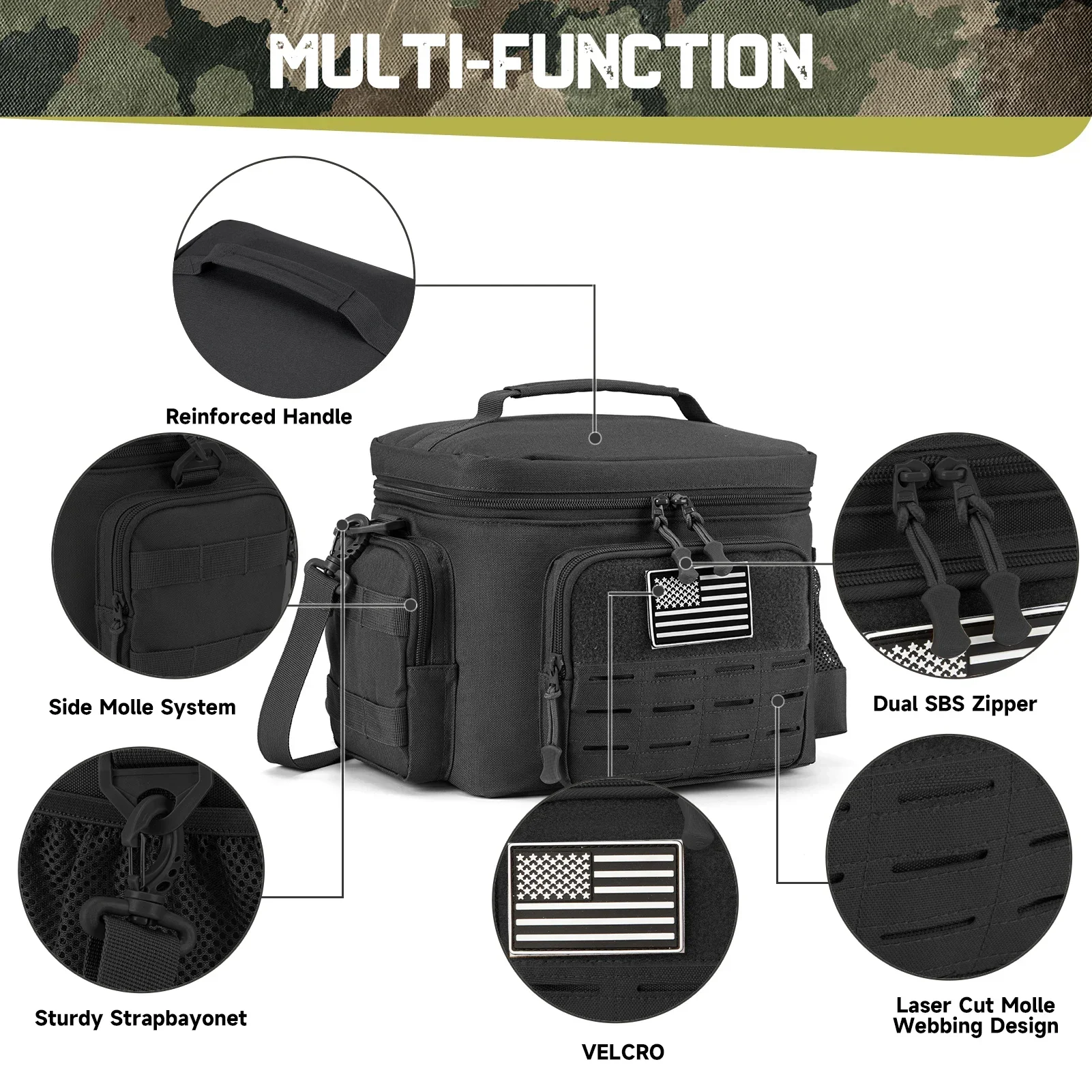 13L ยุทธวิธี Thermal Cooler Ba - Outdoor Hunting Gear Storage บทวิจารณ์และราคา
