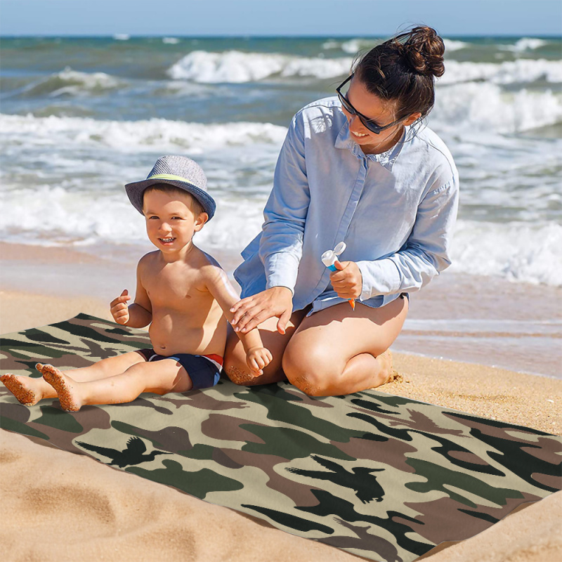 ผ้าขนหนูชายหาดลายพรางล่าสัตว์  - Outdoor Hunting Blanket บทวิจารณ์และราคา