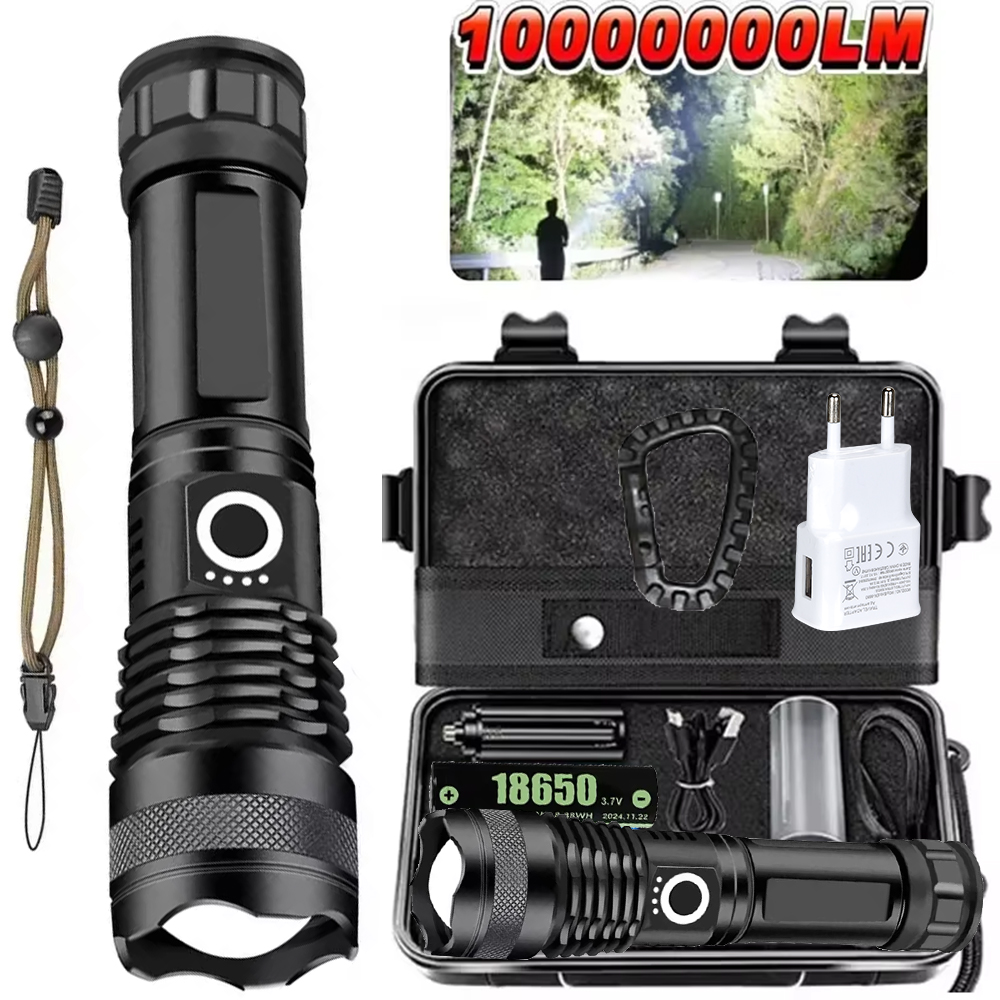 ไฟฉาย LED พลังงานสูงแบบชาร์จไฟ - Tactical Flashlight Rechargeable บทวิจารณ์และราคา