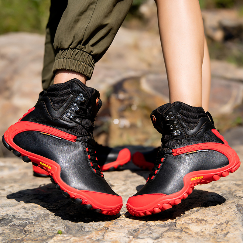 วัวหนังผู้ชายฤดูหนาวรองเท้าเดิ - Outdoor Hunting Boots For Men บทวิจารณ์และราคา