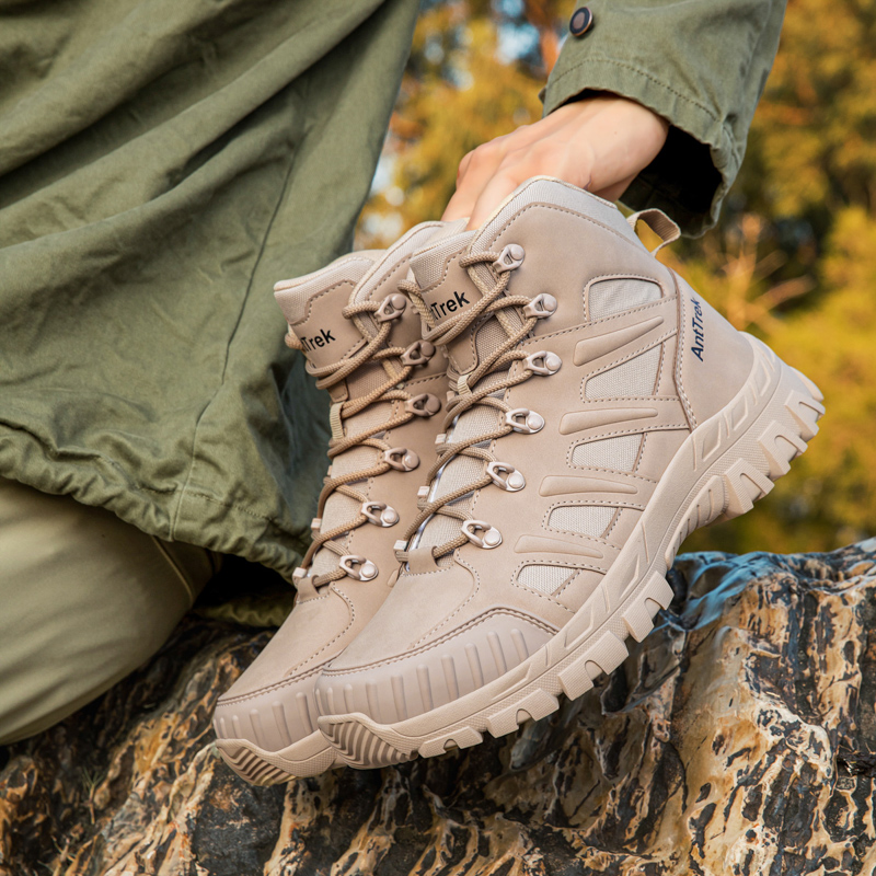 รองเท้ายุทธวิธีสำหรับผู้ชาย กั - Outdoor Hunting Boots For Men บทวิจารณ์และราคา