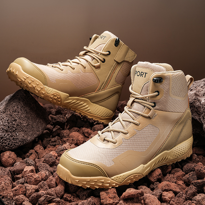 รองเท้าบู๊ททางยุทธวิธีใหม่สำหร - Outdoor Hunting Boots For Men บทวิจารณ์และราคา
