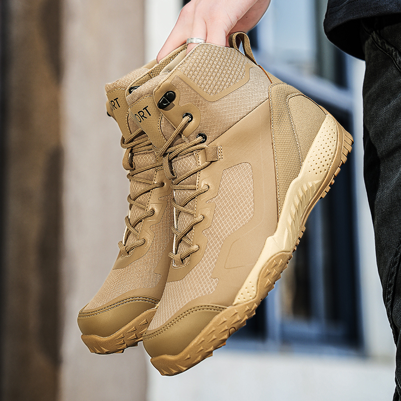รองเท้าบู๊ททางยุทธวิธีใหม่สำหร - Outdoor Hunting Boots For Men บทวิจารณ์และราคา