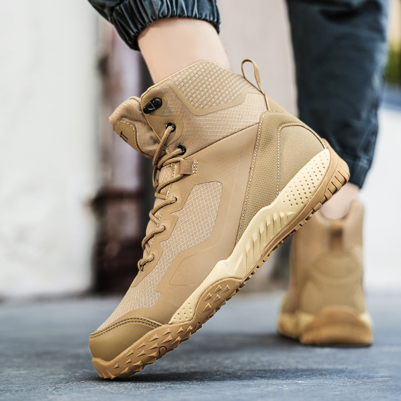 รองเท้าบู๊ททางยุทธวิธีใหม่สำหร - Outdoor Hunting Boots For Men บทวิจารณ์และราคา