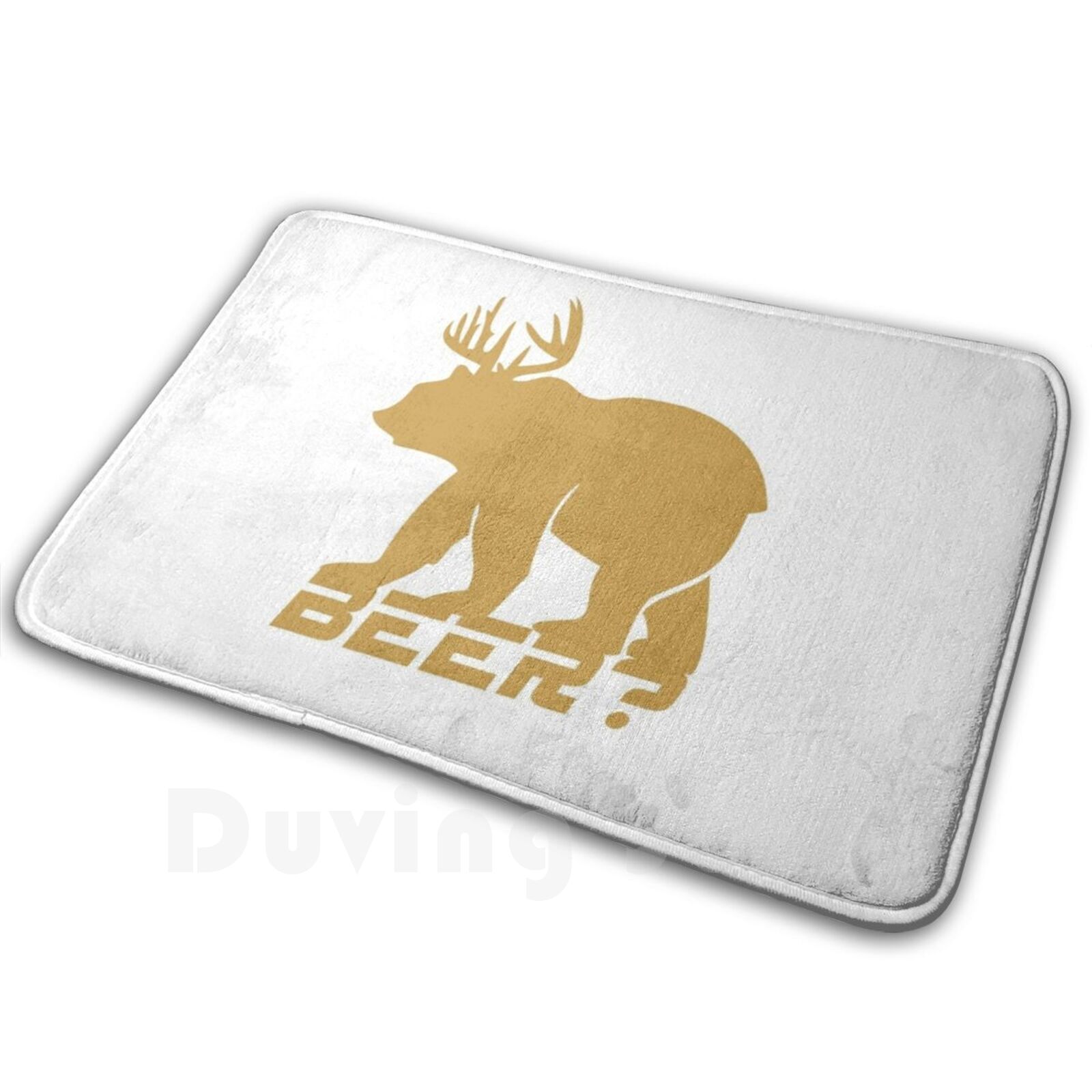 พรมปูพื้นลายหมีเบียร์ หมีตลก ก - Hunting Outdoor Mat บทวิจารณ์และราคา