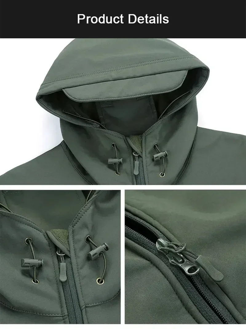 5XL 6XL CP Camouflage Soft She - Hunting Outdoor Jacket บทวิจารณ์และราคา